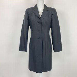 Kate Hill Silk 3/4 Jacket 6 Black